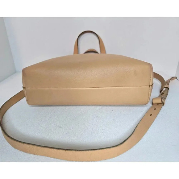 MADEWELL Transport Leather Tote Crossbody SMALL Bag Natural Monogram - Picture 7 of 12